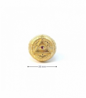 SEGUNDA MANO SELLO ILUMINATI ORO 18KT