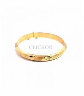 SEGUNDA MANO PULSERA RIGIDA ORO 18KT