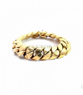 SEGUNDA MANO PULSERA CUBANA ORO 18KT