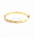 PULSERA RIGIDA ORO 18KT CLAVOS