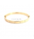 PULSERA RIGIDA ORO 18KT CLAVOS