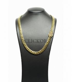 SEGUNDA MANO CADENA CUBANA ORO 18KT