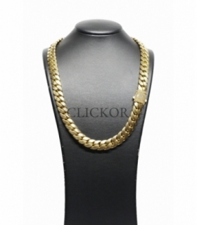 SEGUNDA MANO CADENA CUBANA ORO 18KT