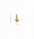 SEGUNDAMANO COLGANTE CORAZON ORO 18KT
