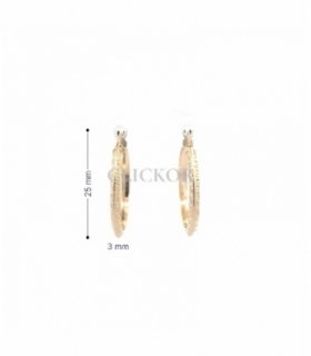 CRIOLLAS ORO 18KT CON GRECA