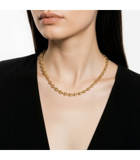 SEGUNDA MANO CADENA GRANO CAFE ORO 18KT