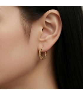 CRIOLLAS ORO 18KT CON GRECA