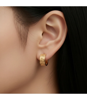 CRIOLLAS ORO 18KT CON GRECA