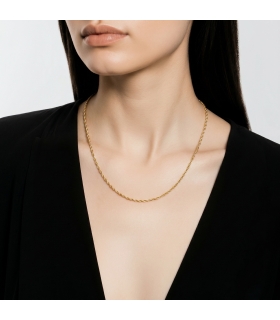 SEGUNDA MANO CADENA SINGAPUR ORO 18KT