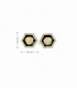 PENDIENTES MEDUSA ORO 18KT CON CIRCONITA