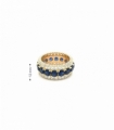 ANILLO ORO 18KT CON CIRCONITAS