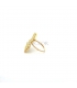 ANILLO OSO ORO 18KT CON CIRCONITAS