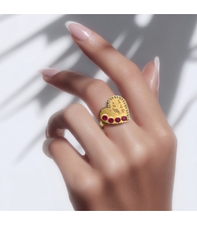 ANILLO CORAZON ORO 18KT
