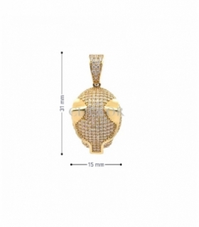 SEGUNDAMANO COLGANTE PANTERA ORO 18KT