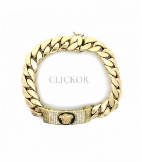SEGUNDA MANO PULSERA CUBANA ORO 18KT