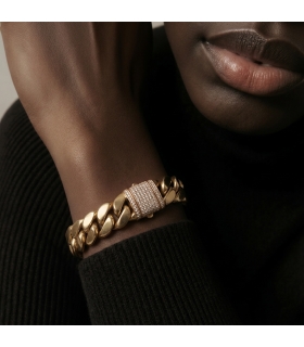 SEGUNDAMANO PULSERA CUBANA ORO 18KT