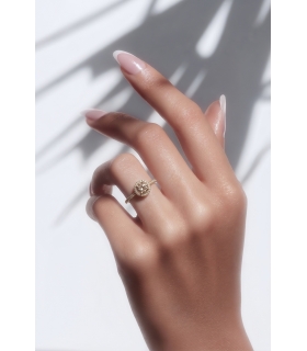 SOLITARIO ORO 18KT CON CIRCONITAS