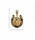 COLGANTE ORO 18KT HERRADURA CON CABALLO