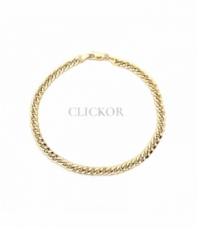 TOBILLERA BARBADA ORO 18KT