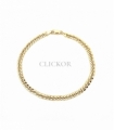 TOBILLERA BARBADA ORO 18KT