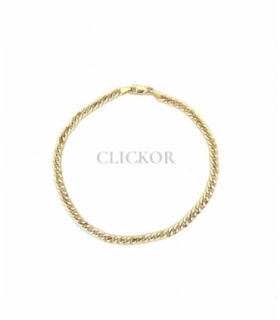 TOBILLERA BARBADA ORO 18KT
