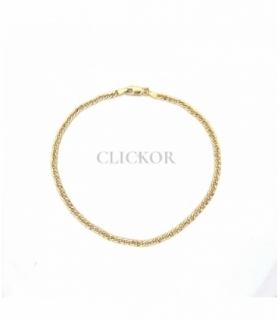 TOBILLERA BARBADA ORO 18KT