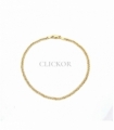 TOBILLERA BARBADA ORO 18KT