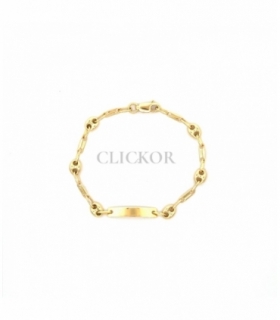 PULSERA BEBE ORO 18KT NO ME OLVIDES