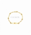 PULSERA BEBE ORO 18KT NO ME OLVIDES