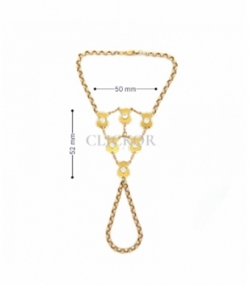 PASAMANO OSOS ORO 18KT CON CIRCONITAS