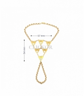 PASAMANO MINNIE ORO 18KT CON CIRCONITAS