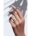 ANILLO OSO ORO 18KT CON CIRCONITA