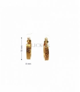 SEGUNDA MANO CRIOLLAS GRECAS ORO 18KT