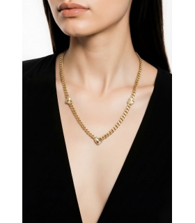 COLLAR ORO 18KT CORAZONES