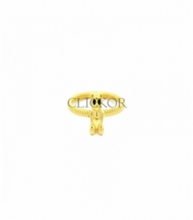 ANILLO ORO 18KT OSO DE PELUCHE