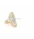 ANILLO LANZADERA ORO BICOLOR 18KT