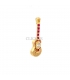COLGANTE ORO 18KT GUITARRA CIRCONITAS