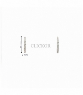 CRIOLLA BRIANTE ORO BLANCO 18KT D 0.33CT