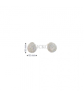 PENDIENTES BRIANTE ORO BLANCO 18KT 0.54C