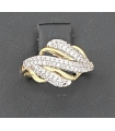 ANILLO MUJER ORO 18KT ZIRCONITAS
