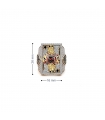 SELLO ORO 18KT REY PICAS CIRCONITA
