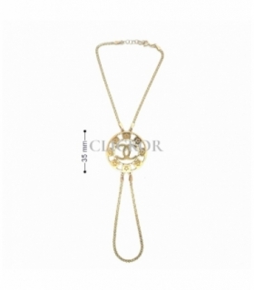 PASAMANO ORO 18KT ESTRELLA GRANDE