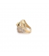 ANILLO ORO BICOLOR 18KT MEDUSA GRECA
