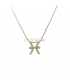 COLLAR ORO 18KT PISCIS DIAMANTES 0.14CT