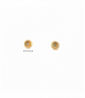 PENDIENTES BEBE ORO 18KT CIRCONITA