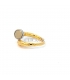 ANILLO ORO BICOLOR 18KT CLAVO CIRCONITAS
